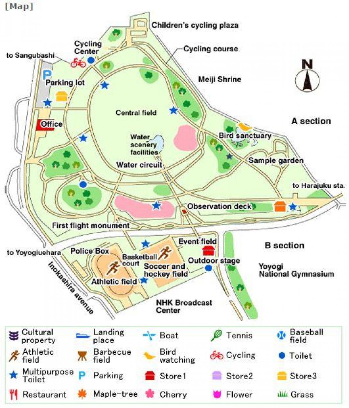خريطة حديقة يويوغي