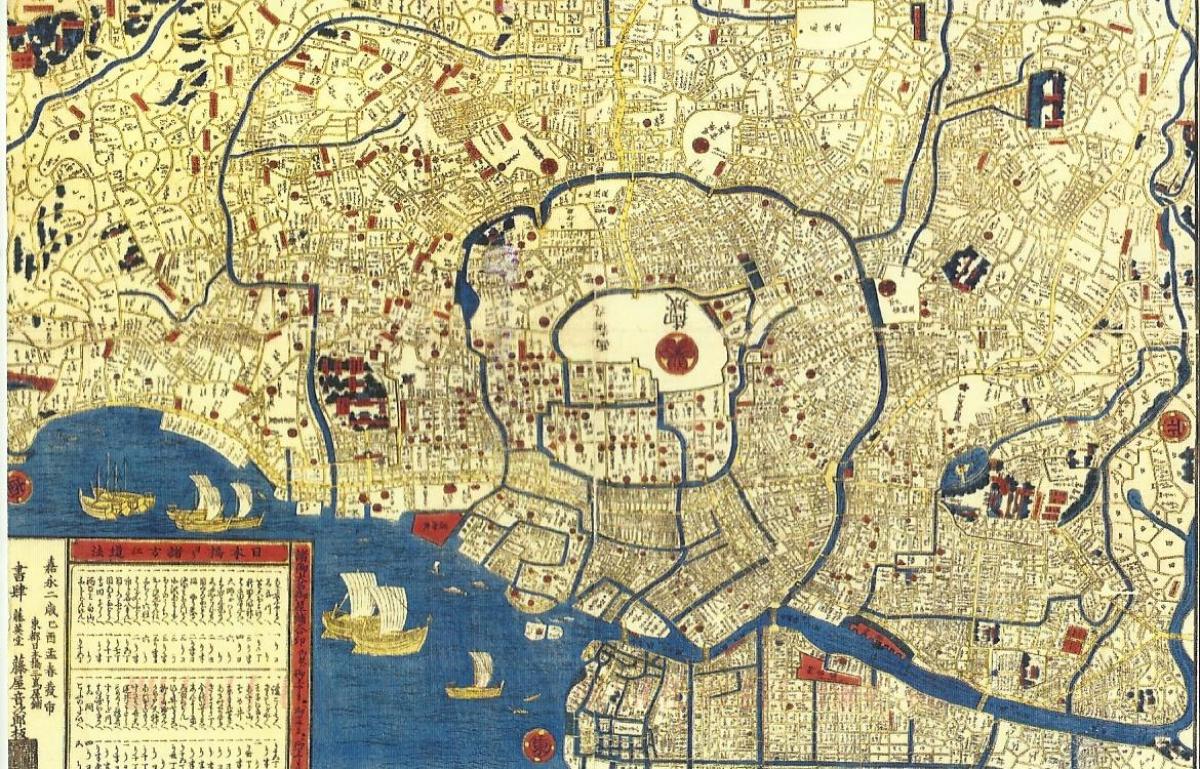 خريطة طوكيو القديمة