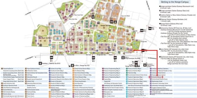 جامعة طوكيو خريطة الحرم الجامعي