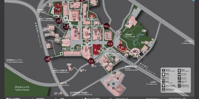 جامعة واسيدا خريطة الحرم الجامعي