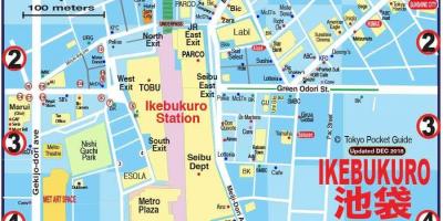 خريطة اكيبوكورو طوكيو