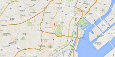 خريطة برج طوكيو