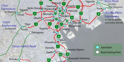 خريطة طوكيو السريع