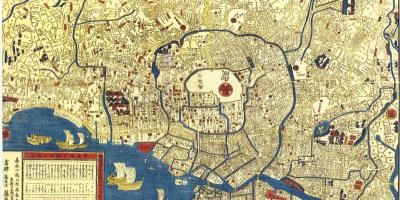 خريطة طوكيو القديمة