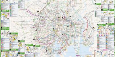طوكيو باص خريطة