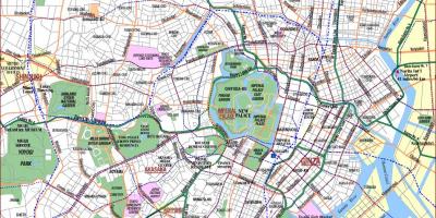 خريطة مدينة طوكيو