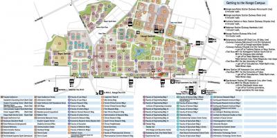 خريطة هونجو الحرم الجامعي